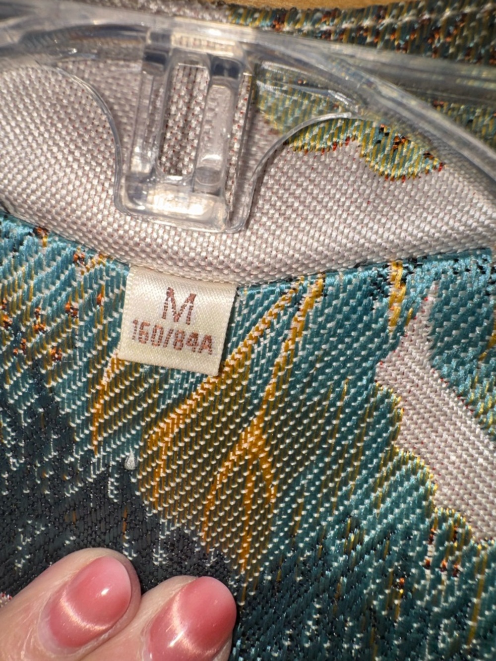 Floral Brocade Mandarin Collar Jacket in Multi-Color - Picture 4 of 10